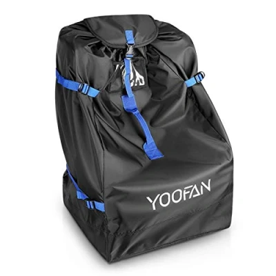 Immagine di YOOFAN Sacca Porta Passeggino Impermeabile Borsa Viaggio, per Aereo con ID Finestra, Cinghie a Manoa e Tracolla Regolabile Perfetta Seggiolino Auto