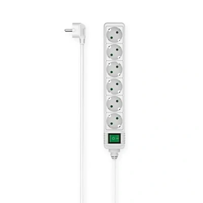 Immagine di Hama 00223008 Multipresa con interruttore Bianco Schuko 1 pz.