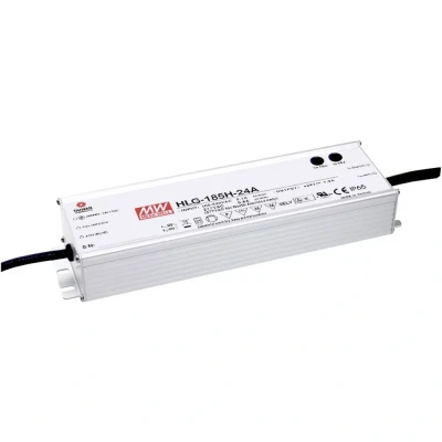 Immagine di Mean Well HLG 185H 48A Driver per LED, Trasformatore LED Tensione costante, Corrente costante 187 W 3.9 A 48 V/DC Circuito PFC, Protezione sovraccarico,