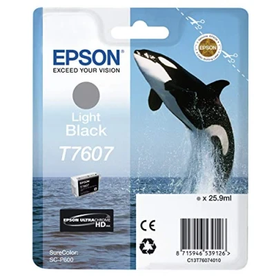 Immagine di Epson T7607 Cartuccia, Nero Chiaro, con Amazon Dash Replenishment Ready