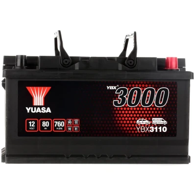 Immagine di Batteria per auto Yuasa SMF YBX3110 12 V 80 Ah T1 Applicazione Celle 0