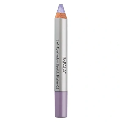 Immagine di Impala Matita Jumbo 3 in 1 Colore 02 Lilla Ombretto, Rossetto e Blush Texture Liscia di Lunga Durata Intenso