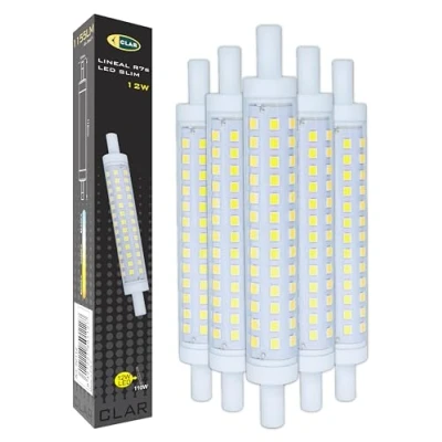 Immagine di CLAR R7S LED 118mm, Lampadina Lampadine R7S, LED, Lampada Alogena 12W (Pack 5)