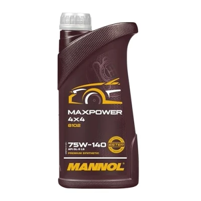 Immagine di MANNOL Max Power 4 x 75 W 140 API GL 5 LS, 1 litro
