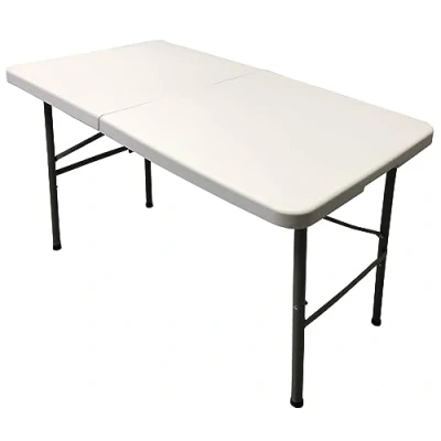 Immagine di HomeLux Folding Table Tavolo RICHIUDIBILE in Resina HM 122X61X74CM, Multicolore, 122 x 61 74 cm