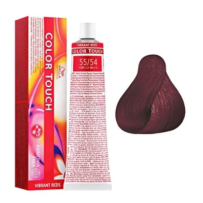 Immagine di Wella Professionals Color Touch Vibrant Reds 60 ml 55/54 Castano Chiaro Mogano Ramato Intenso