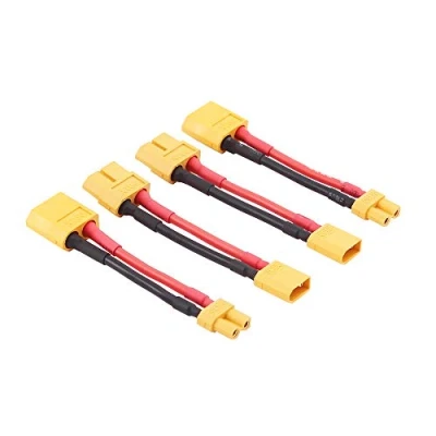 Immagine di OliRC 4 Pezzi XT30 XT 30 a XT60 60 Maschio Femmina RC connettore Adattatore con 16awg 5cm (C84 4)