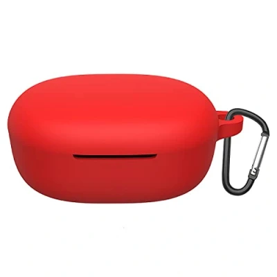 Immagine di GIOPUEY Cover Compatibile con Xiaomi Redmi Buds 4 Lite, Cilicone Custodia, Ultrasottile Case Cover, Antiurto, Resistente ai Graffi Rosso