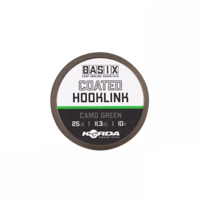 Immagine di Korda Basix Coated Hooklink 25lb/11,3kg (10m) Matierale per terminali carpfishing