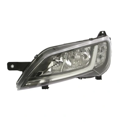 Immagine di TYC 20 14776 15 2 Fari Sx H7/H7, W21/5W con luce guida diurna per veicolo circolazione Dx motore elettrico FIAT: Ducato III Van