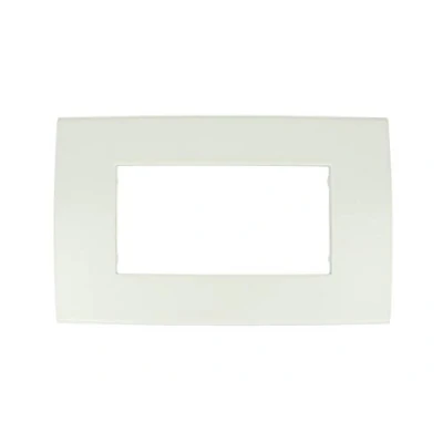 Immagine di Placche Compatibile Con Vimar Arke, Da 4 Moduli/Posti, Colore Bianco