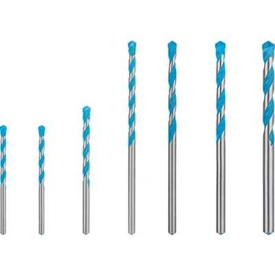 Immagine di Bosch Accessories EXPERT CYL 9 MultiConstruction 2608900648 Kit punte multiuso 7 parti 5.5 mm, 5 6 8 10 mm Alberino cilindrico pz.