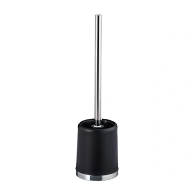Immagine di Relaxdays Set di Scopino e Portascopino in Plastica, per Bagno WC, Testa Sostituibile, 37 cm, da Toilette, Nero