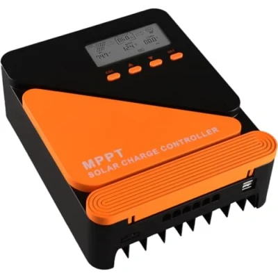 Immagine di SolaMr 50A MPPT Regolatore di Carica Solare 12/24V Automatico con Display LCD e Doppia porta USB Batteria del Pannello per Batterie al Gel Litio GM D50A