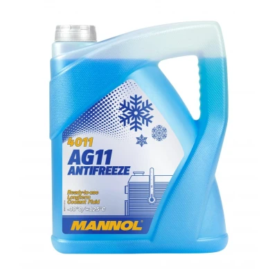 Immagine di MANNOL AG11 Longterm MN4011 5 Antigelo G11 Blu MERCEDES BENZ: Classe G SUV, Vito Mixto, T1 Camion pianale/Telaio, VOLKSWAGEN: TRANSPORTER 3 Bus