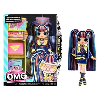 Immagine di L.O.L. Surprise! O.M.G. Fashion Doll VICTORY Include bambola, sorprese multiple e favolosi accessori Età 4+