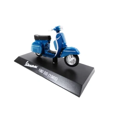 Immagine di OPO 10 Collezione Scooter in Miniatura 1/18 Compatibile con Piaggio Vespa 180SS Blu 1965 Ves0015
