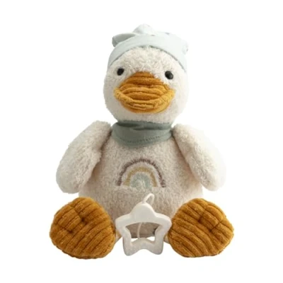 Immagine di Sterntaler Carillon medio d&#039;anatra Edda Lou, peluche con aiuto per addormentarsi, ragazzi e ragazze, melodia Brahms ninna