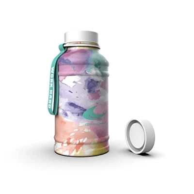 Immagine di Daikoku Bottiglia d&#039;Acqua in Acciaio Inossidabile 1.3L Antigoccia Isolamento Termico a Doppia Parete Perfetta per Palestra, Trekking e Viaggi Multicolore