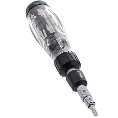 Immagine di InLine 43092 Flex cacciavite a cricchetto con Bit Titolare 14 in 1 Nero