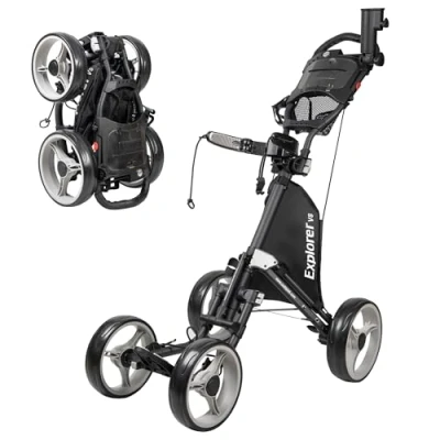 Immagine di Caddytek Explorer V8 Argento, Golf Push Carrello Unisex, Taglia Unica