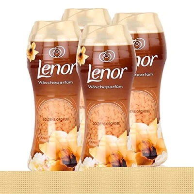 Immagine di Lenor Unstoppables Profumo per bucato, orchidea dorata, 210 g (confezione da 4)