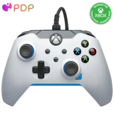 Immagine di PDP Cablato Controllore Ion Bianco per Xbox Series X e S, Gamepad, Video Game Controllore, Gaming One,