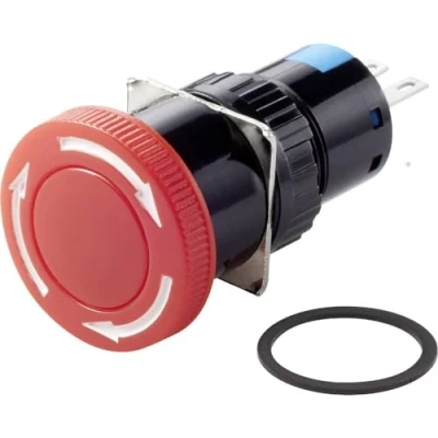 Immagine di TRU COMPONENTS TC LAS1 AY 11TS Interruttore di arresto emergenza 250 V/AC 3 A 1 NC, NA IP40 pz.