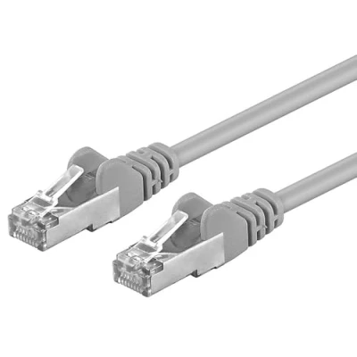 Immagine di PremiumCord Cavo Patch Cat 5e S/FTP, 1Gbit/s, Ethernet, LAN, RJ45 Connettori, Flessibile e Robusto, AWG 26/7, Conduttori 100% CU, Grigio, 10 m