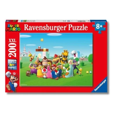Immagine di Ravensburger Puzzle 200 pezzi XXL Super Mario, Idea Regalo per Bambini 8+ Anni, Gioco Educativo e Stimolante