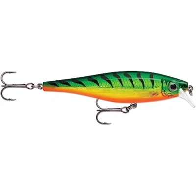 Immagine di Esca con Ami Due N. 4, 0.9 1.5m di Profondità Nuoto, 10cm Dimensioni, Firetiger