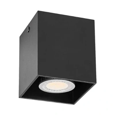 Immagine di Plafoniera &#039;Carson&#039; dimmerabile (Moderno) colore Nero, in Alluminio ad es. Corridoio (1 luce, GU10) di Arcchio plafoniera, lampada