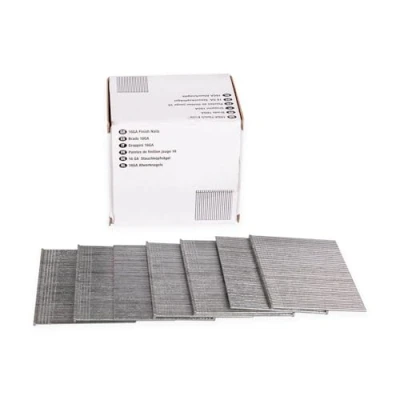 Immagine di DeWalt, GROPPINI 16 GAUGE Inclinazione 0 GALVANIZZATO Diametro 1,6mm Lunghezza 57mm, Utensili Compatibili DPN1664PP, XJ, Confezione 2500 pezzi