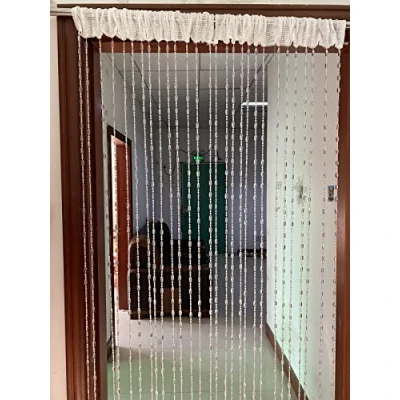 Immagine di ZiDeTang Tenda divisoria per porta con perline in acrilico (100 cm x 195 cm, trasparente)