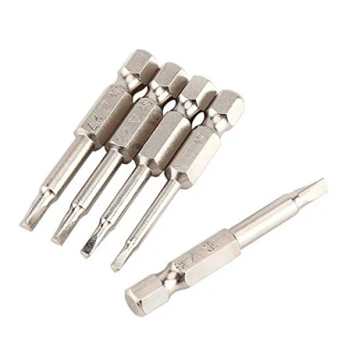 Immagine di 5Pz 50mm 1/4&quot; Cacciavite del Triangolo, Hex Shank Magnetico Punte a Triangolo 1,8/2,0/2,3/2,7/3,0