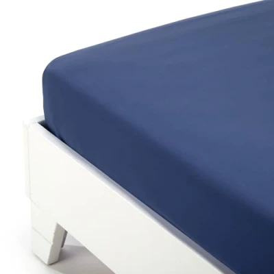 Immagine di Caleffi Lenzuolo inferiore Cotone Tinta Unita Matrimoniale Blu