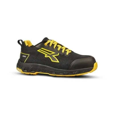 Immagine di U Power Red 360 Negan, scarpe antinfortunistiche basse, leggere e comode, con tomaia in nylon ultra traspirante morbida pelle scamosciata, puntale alluminio suola Infinergy (37)