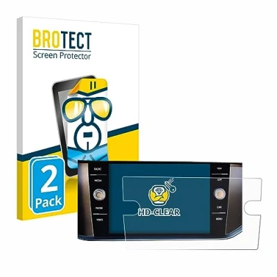 Immagine di brotect Pellicola Protettiva per Volkswagen T Cross 2022 Discover Media 8&quot; Protezione Schermo (2 Pezzi) [Trasparente, Anti Impronte]