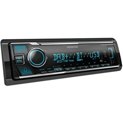Immagine di Kenwood KMMBT508DAB Autoradio Sintonizzatore DAB+, Collegamento per controllo remoto da volante, Vivavoce Bluetooth®