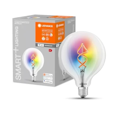 Immagine di LEDVANCE Lampadina LED ERP: G (A G) SMT WFG30D4,5W/827230VFILRGBWE274X1LEDV E27 4.5 W Bianco caldo
