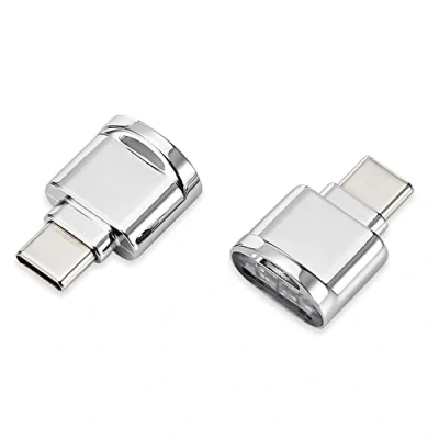 Immagine di cablecc Lot de 2 adaptateurs USB 2.0 Type C vers Micro SD SDXC TF lecteur carte pour téléphone portable