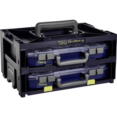 Immagine di raaco CarryMore 55x2 Valigetta per minuteria (L x A P) 386 195 278 mm Contenuto 1 pz.