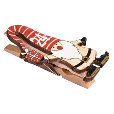 Immagine di Rayher Cifre Calendario Santa 1 24 su Molletta, Colori Misti, 2.5x5cm, Bus Blis Set, 46657999, Legno, Multicolore, Normale