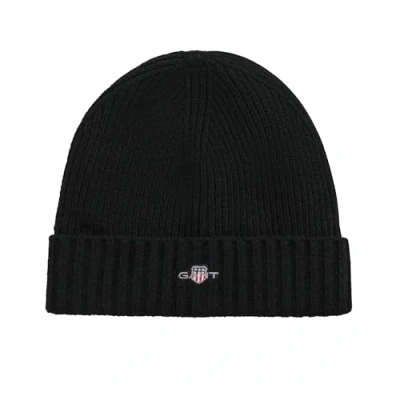 Immagine di GANT Shield Beanie Unisex Berretto, Taglia: One Size, Black