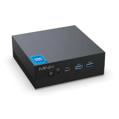 Immagine di MINIX Z100 Aero, Intel 12th Gen N100, 16GB DDR4, 512GB PCIe 3.0 X1 NVMe SSD Windows 11 Pro Mini PC, 4K Triple Display/1GB+2.5G LAN/USB A 3.2/USB C/WiFi 5/BT5.1/Vesa Mount/Supporto Auto Power On