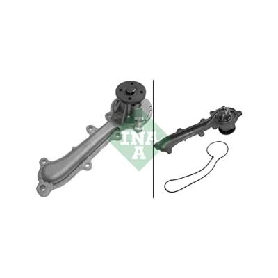 Immagine di INA 538 0110 10 Pompa acqua con guarnizione per trasmissione cinghia Poly V SMART: Fortwo II Coupe, Cabrio