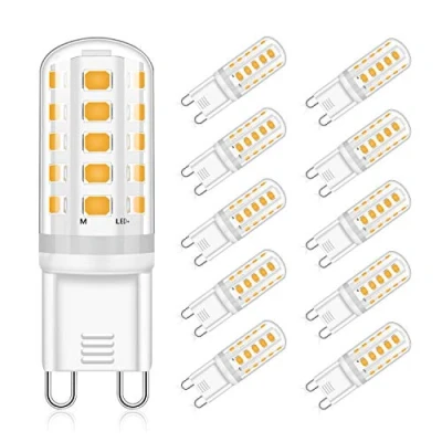 Immagine di Eco.Luma Lampadine LED G9 5W Equivalente Alogeno 30W 40W, Bianco Caldo 3000K, AC220 240V Non Dimmerabile Nessun Sfarfallio Lampade, Angolo del Fascio 360 Lampada, Confezione da 10