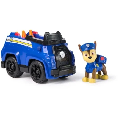 Immagine di Paw Patrol Base veicolo con personaggio di cucciolo (Sustainable Basic Vehicle), assortito, giocattolo per bambini dai 3 anni in su