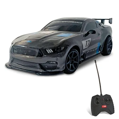 Immagine di Mondo Motors Global Mustang GT4 modello in scala 1:28 fino a 10 km/h di velocità auto giocattolo per bambini 63544
