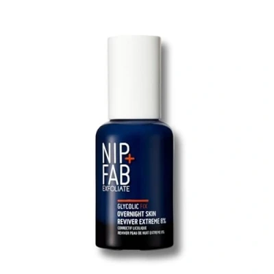 Immagine di Nip+Fab Glycolic Fix Rivitalizzatore Notturno della Pelle Extreme 8% 45 ml, Esfoliante per la del Viso con Acido Lattico e Formula Speciale Ammorbidire, Idratare Rigenerare
